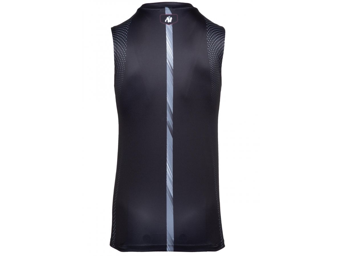 GORILLA WEAR - CLAYTON TANK TOP - FÉRFI TRIKÓ - FEKETE/PIROS GORILLA WEAR - CLAYTON TANK TOP - FÉRFI TRIKÓ - FEKETE/PIROS