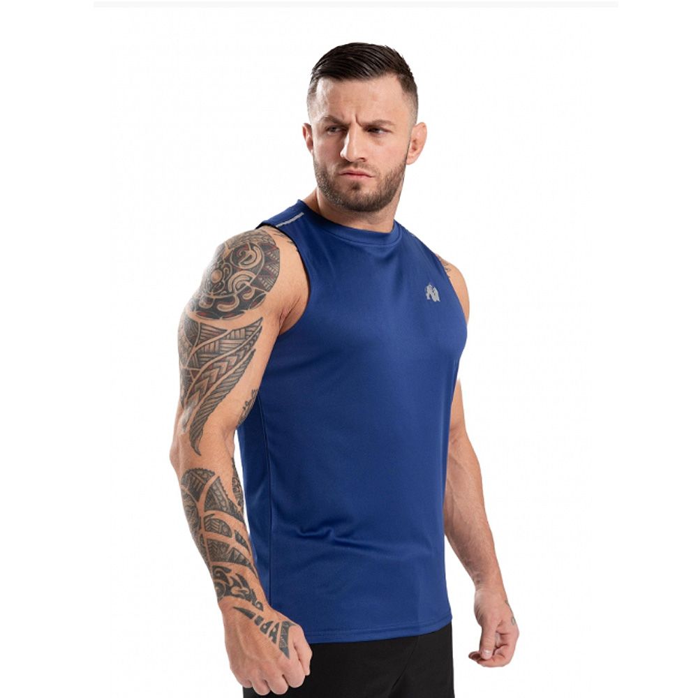 GORILLA WEAR - EASTON TANK TOP - FÉRFI TRIKÓ - KÉK GORILLA WEAR - EASTON TANK TOP - FÉRFI TRIKÓ - KÉK