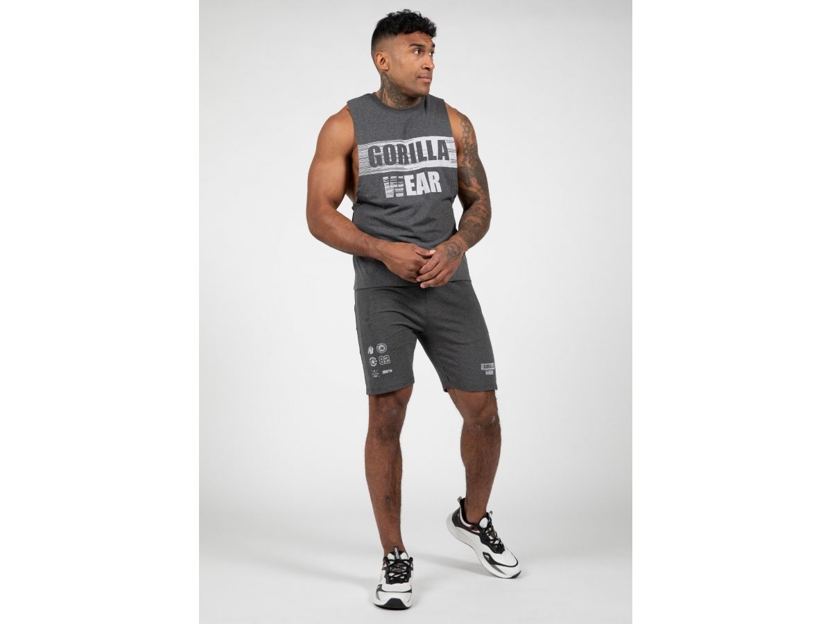 GORILLA WEAR - LOPEZ DROP - FÉRFI TRIKÓ - SZÜRKE MELANZS