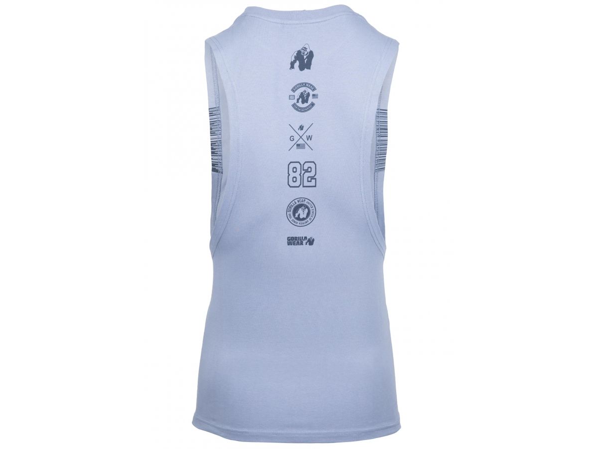 GORILLA WEAR - LOPEZ DROP - FÉRFI TRIKÓ - KŐMOSOTT KÉK GORILLA WEAR - LOPEZ DROP - FÉRFI TRIKÓ - KŐMOSOTT KÉK
