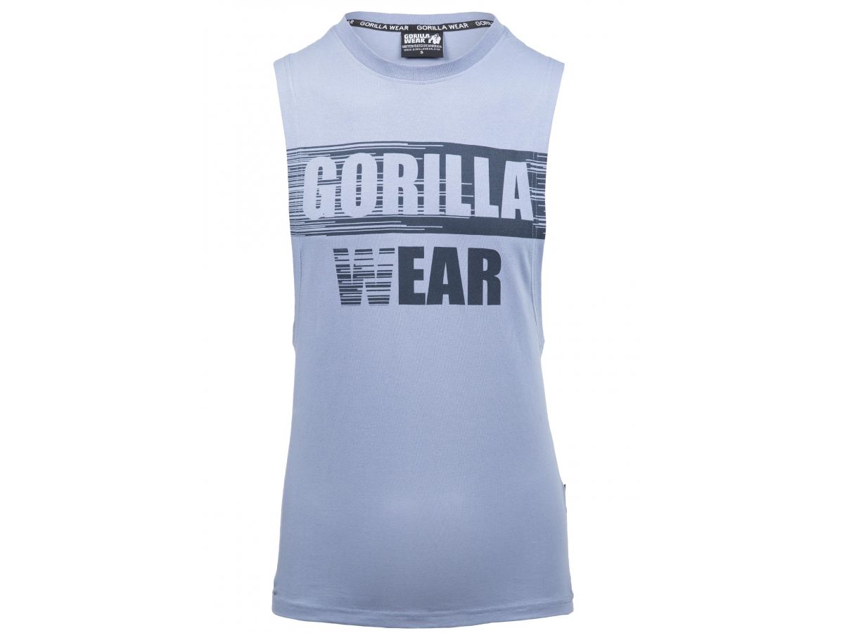 GORILLA WEAR - LOPEZ DROP - FÉRFI TRIKÓ - KŐMOSOTT KÉK GORILLA WEAR - LOPEZ DROP - FÉRFI TRIKÓ - KŐMOSOTT KÉK