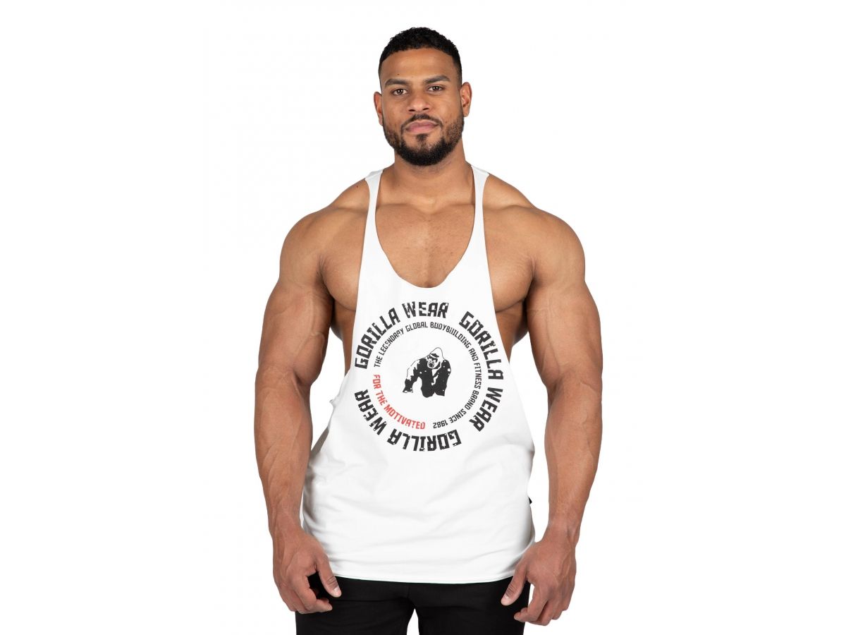 GORILLA WEAR- MELROSE STRINGER TANK TOP- FÉRFI EDZŐTRIKÓ - BÉZS GORILLA WEAR- MELROSE STRINGER TANK TOP- FÉRFI EDZŐTRIKÓ - BÉZS