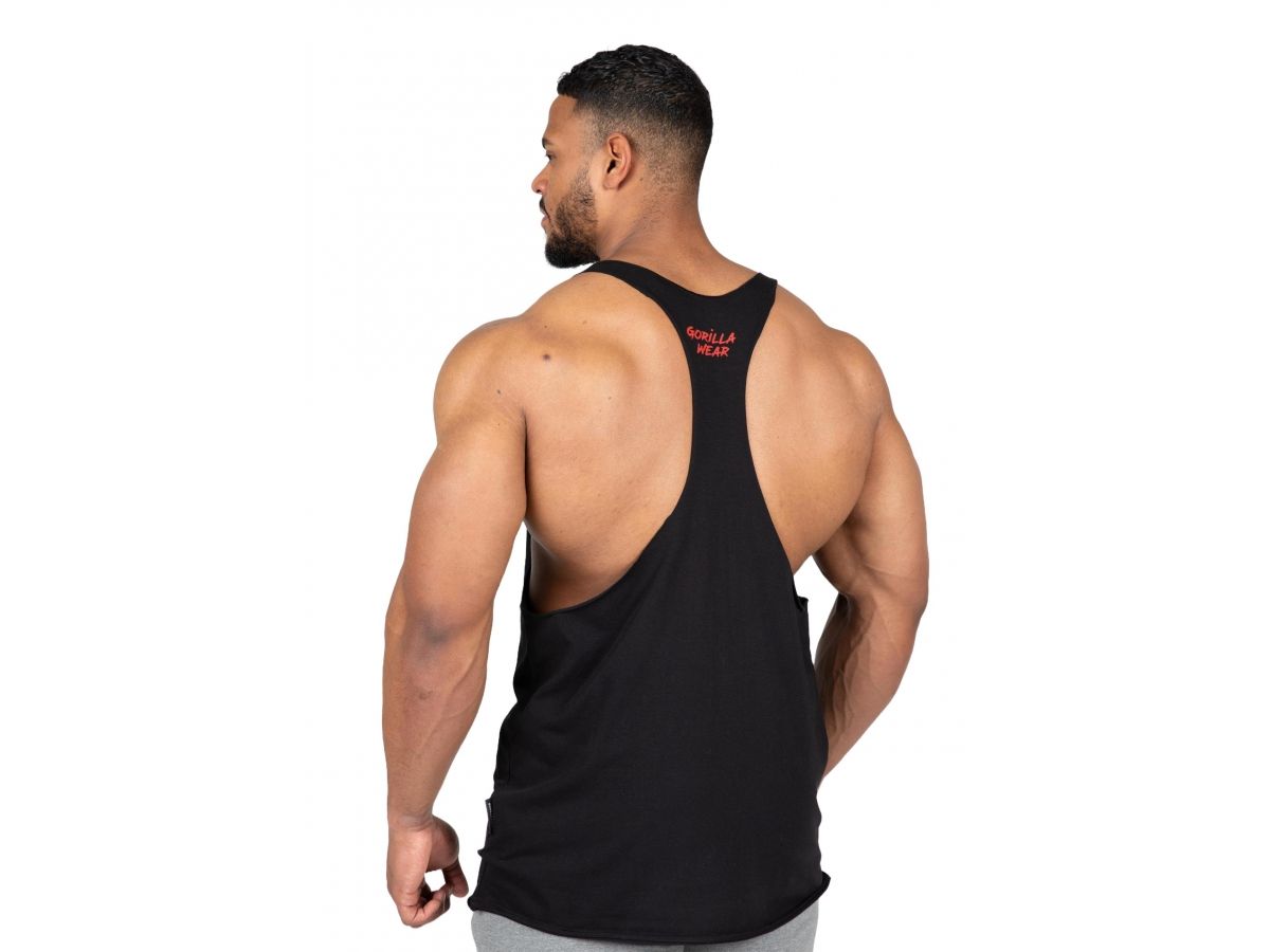 GORILLA WEAR- MELROSE STRINGER TANK TOP- FÉRFI EDZŐTRIKÓ - FEKETE GORILLA WEAR- MELROSE STRINGER TANK TOP- FÉRFI EDZŐTRIKÓ - FEKETE