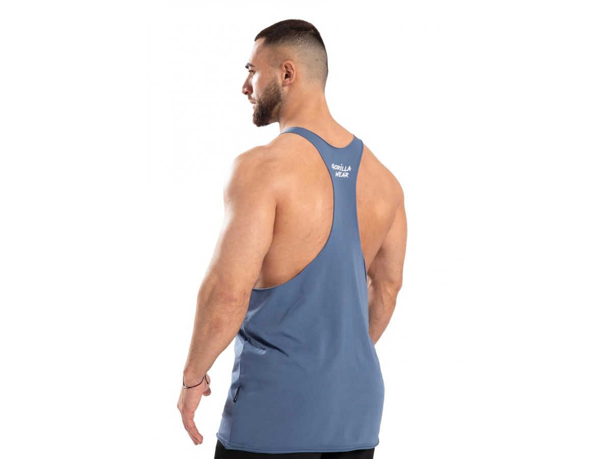 GORILLA WEAR- MELROSE STRINGER TANK TOP- FÉRFI EDZŐTRIKÓ - KÉK GORILLA WEAR- MELROSE STRINGER TANK TOP- FÉRFI EDZŐTRIKÓ - KÉK