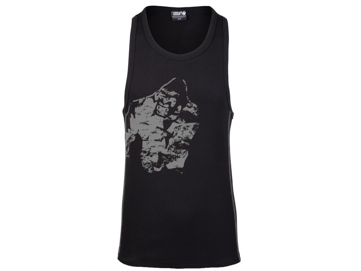 GORILLA WEAR - MONTEREY TANK TOP - FÉRFI TRIKÓ - FEKETE/SZÜRKE