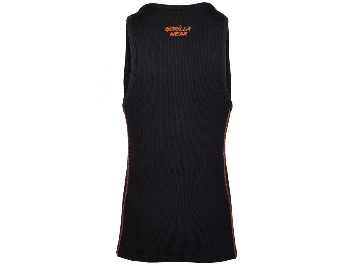 GORILLA WEAR - MONTEREY TANK TOP - FÉRFI TRIKÓ - FEKETE/NARANCS