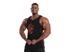 GORILLA WEAR - MONTEREY TANK TOP - FÉRFI TRIKÓ - FEKETE/NARANCS