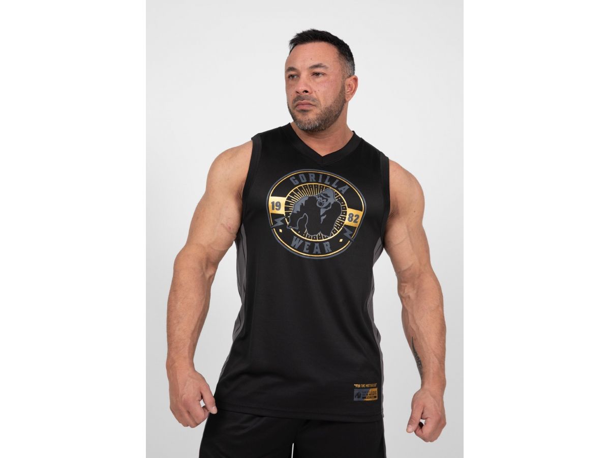 GORILLA WEAR - ORLANDO TOP -FÉRFI MEZ TRIKÓ - FEKETE GORILLA WEAR - ORLANDO TOP -FÉRFI MEZ TRIKÓ - FEKETE