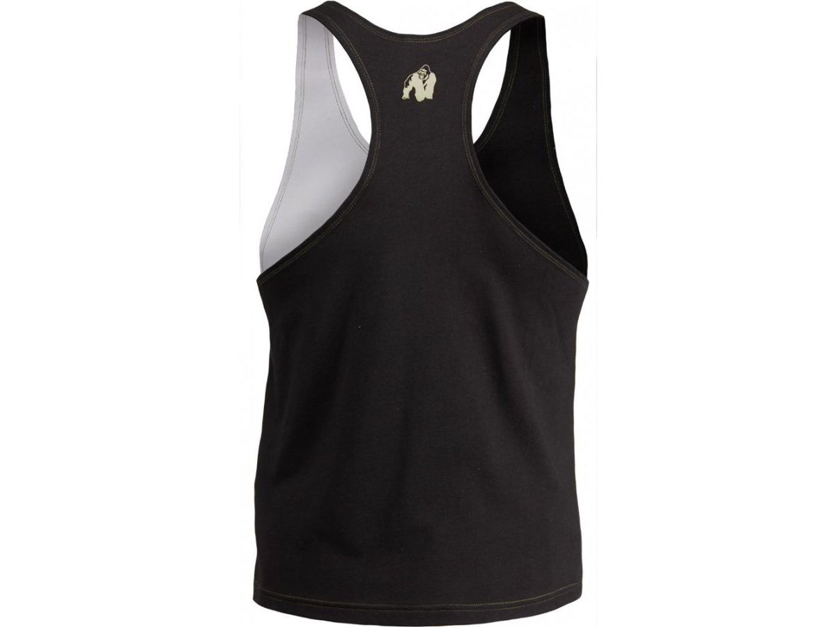 GORILLA WEAR - STERLING STRINGER TANK TOP - FÉRFI EDZŐTRIKÓ - FEKETE/SZÜRKE GORILLA WEAR - STERLING STRINGER TANK TOP - FÉRFI EDZŐTRIKÓ - FEKETE/SZÜRKE