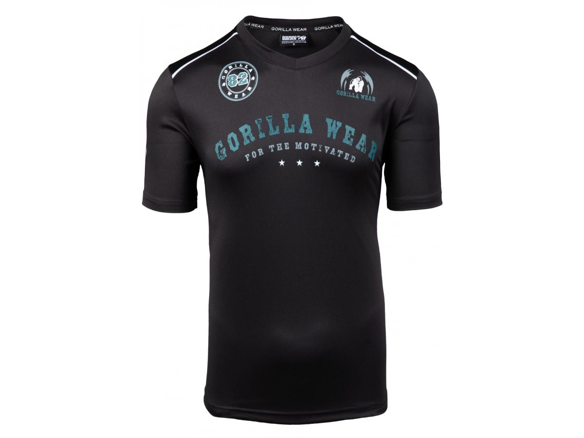 GORILLA WEAR - BALTIMORE T-SHIRT - FÉRFI PÓLÓ - FEKETE GORILLA WEAR - BALTIMORE T-SHIRT - FÉRFI PÓLÓ - FEKETE