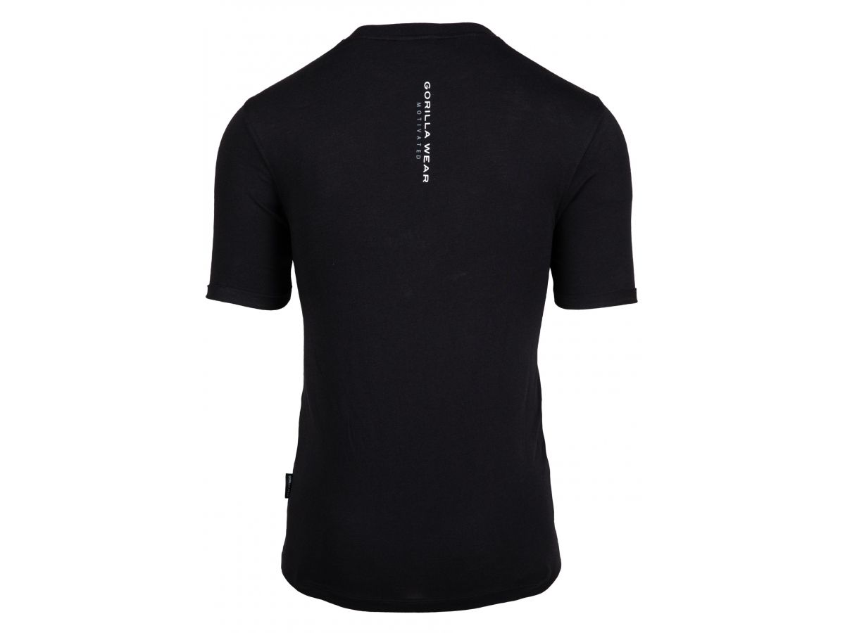 GORILLA WEAR - BRADLEY T-SHIRT - FÉRFI PÓLÓ - FEKETE GORILLA WEAR - BRADLEY T-SHIRT - FÉRFI PÓLÓ - FEKETE