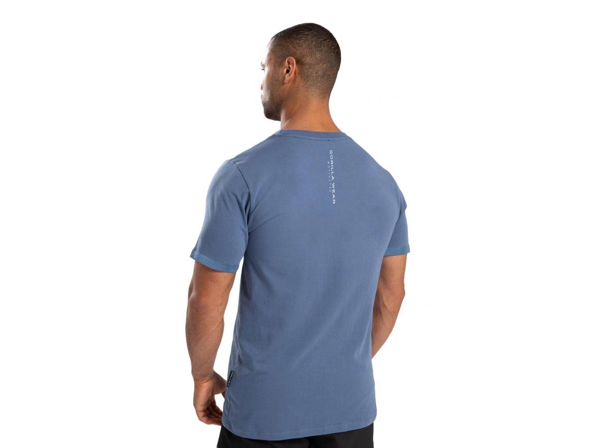 GORILLA WEAR - BRADLEY T-SHIRT - FÉRFI PÓLÓ - KÉK GORILLA WEAR - BRADLEY T-SHIRT - FÉRFI PÓLÓ - KÉK