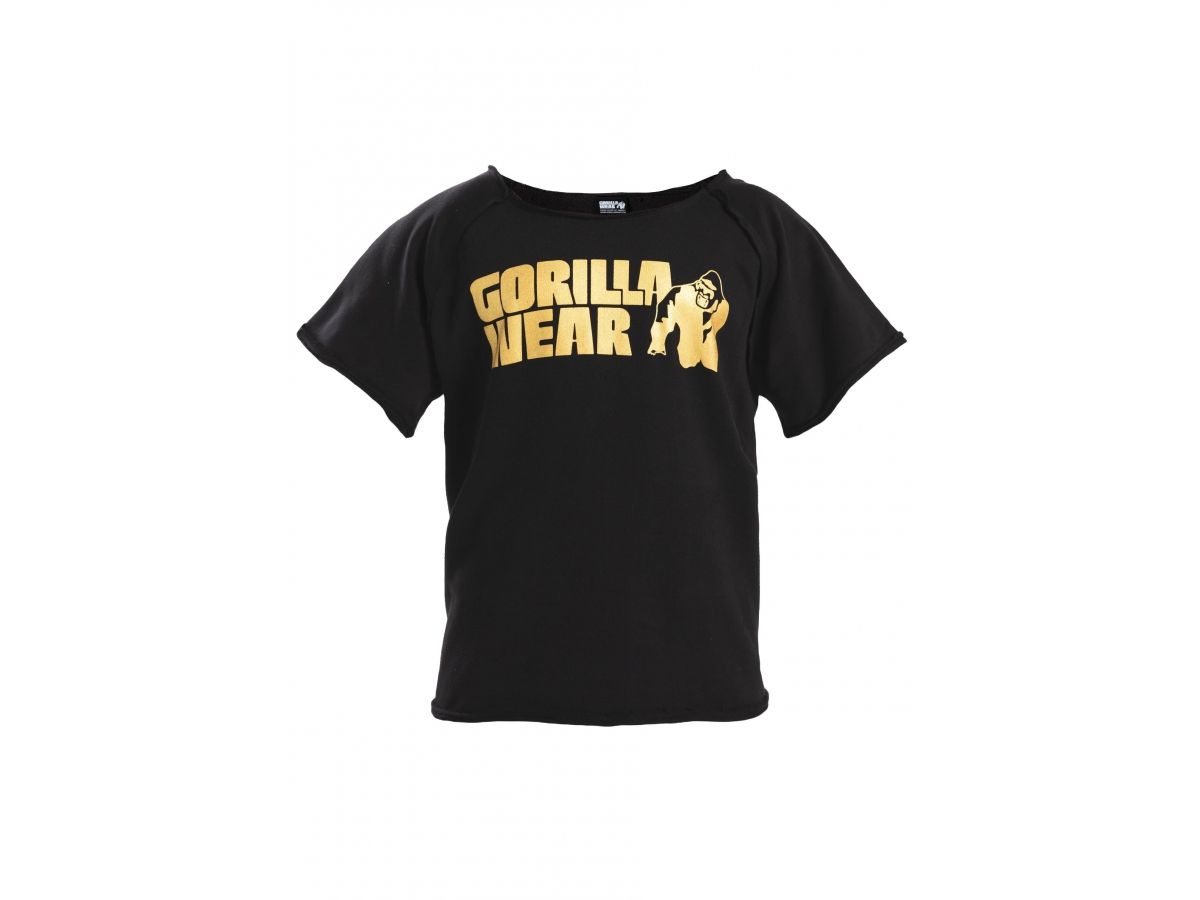 GORILLA WEAR - CLASSIC WORK OUT TOP - FEKETE/ARANY GORILLA WEAR - CLASSIC WORK OUT TOP - FEKETE/ARANY