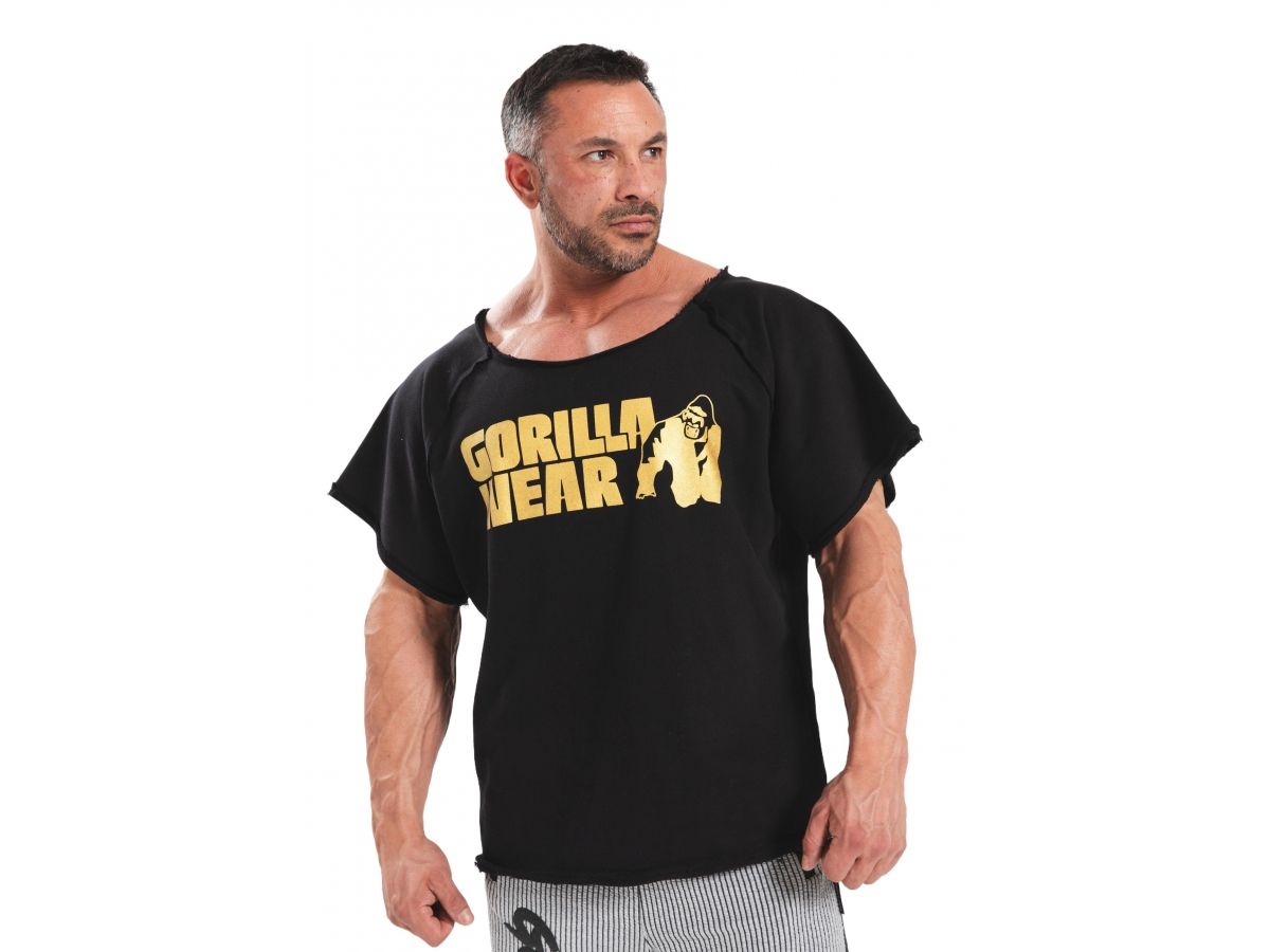 GORILLA WEAR - CLASSIC WORK OUT TOP - FEKETE/ARANY GORILLA WEAR - CLASSIC WORK OUT TOP - FEKETE/ARANY