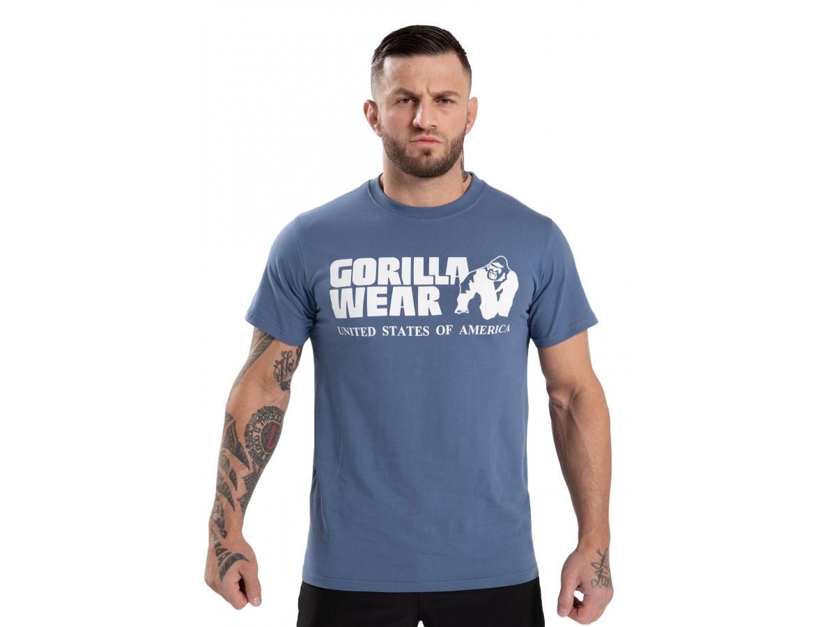 GORILLA WEAR - CLASSIC T-SHIRT - KLASSZIKUS PÓLÓ - KÉK