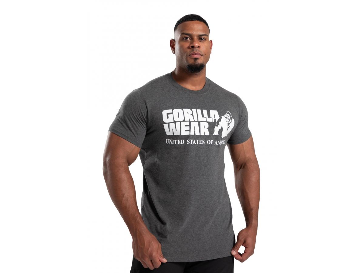 GORILLA WEAR - CLASSIC T-SHIRT- KLASSZIKUS PÓLÓ - SZÜRKE GORILLA WEAR - CLASSIC T-SHIRT- KLASSZIKUS PÓLÓ - SZÜRKE