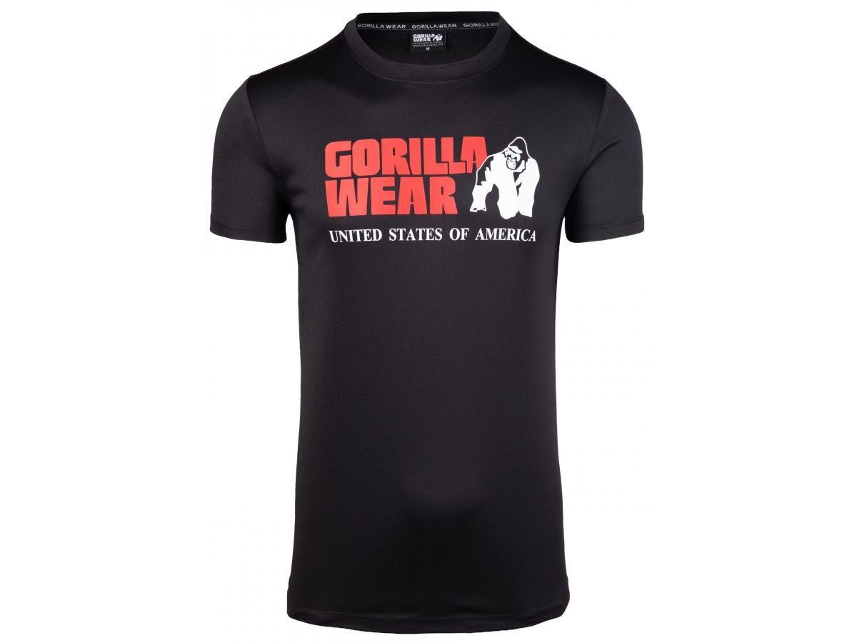 GORILLA WEAR - CLASSIC TRAINING T-SHIRT - FÉRFI TRÉNING PÓLÓ - FEKETE GORILLA WEAR - CLASSIC TRAINING T-SHIRT - FÉRFI TRÉNING PÓLÓ - FEKETE