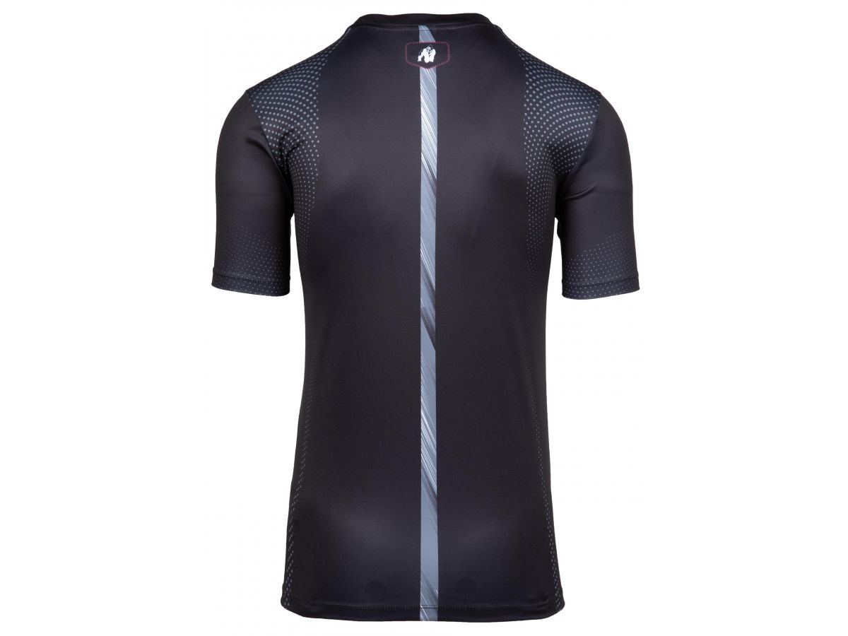 GORILLA WEAR - CLAYTON T-SHIRT -FÉRFI PÓLÓ -FEKETE/PIROS GORILLA WEAR - CLAYTON T-SHIRT -FÉRFI PÓLÓ -FEKETE/PIROS