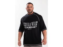 GORILLA WEAR- FINLEY OVERSIZE T-SHIRT - FÉRFI TÚLMÉRETEZETT PÓLÓ - FEKETE/SZÜRKE
