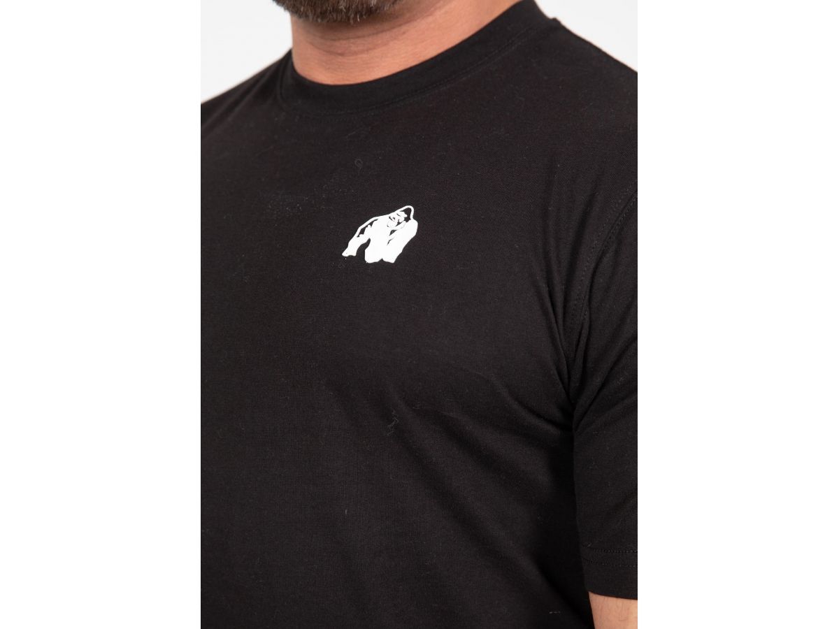 GORILLA WEAR - LEON T-SHIRT - FÉRFI PÓLÓ - FEKETE GORILLA WEAR - LEON T-SHIRT - FÉRFI PÓLÓ - FEKETE