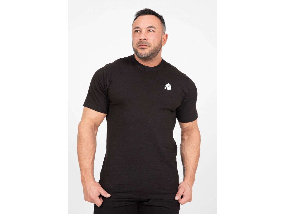 GORILLA WEAR - LEON T-SHIRT - FÉRFI PÓLÓ - FEKETE GORILLA WEAR - LEON T-SHIRT - FÉRFI PÓLÓ - FEKETE