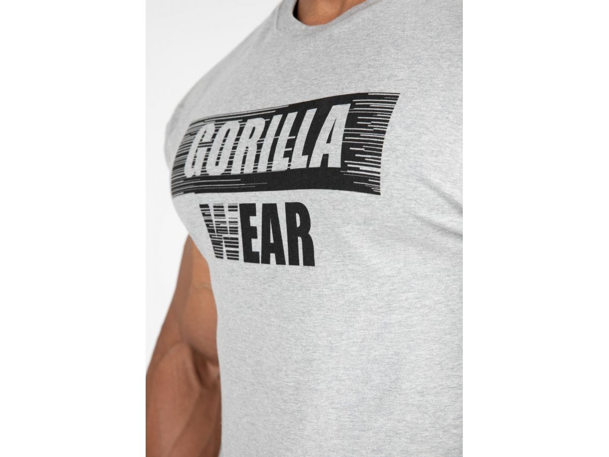 GORILLA WEAR - MURRAY T-SHIRT - FÉRFI PÓLÓ - SZÜRKE GORILLA WEAR - MURRAY T-SHIRT - FÉRFI PÓLÓ - SZÜRKE