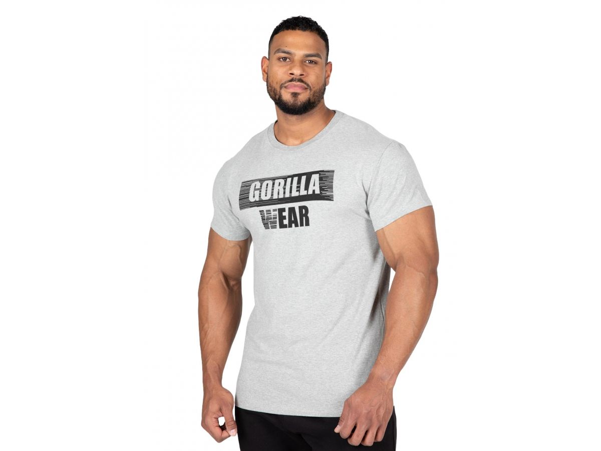 GORILLA WEAR - MURRAY T-SHIRT - FÉRFI PÓLÓ - SZÜRKE GORILLA WEAR - MURRAY T-SHIRT - FÉRFI PÓLÓ - SZÜRKE