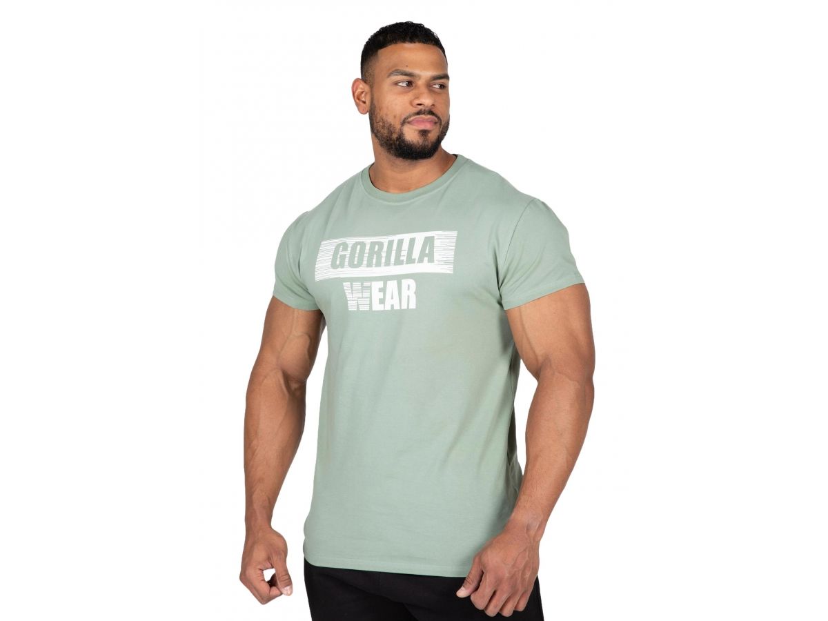 GORILLA WEAR - MURRAY T-SHIRT - FÉRFI PÓLÓ - ZÖLD GORILLA WEAR - MURRAY T-SHIRT - FÉRFI PÓLÓ - ZÖLD