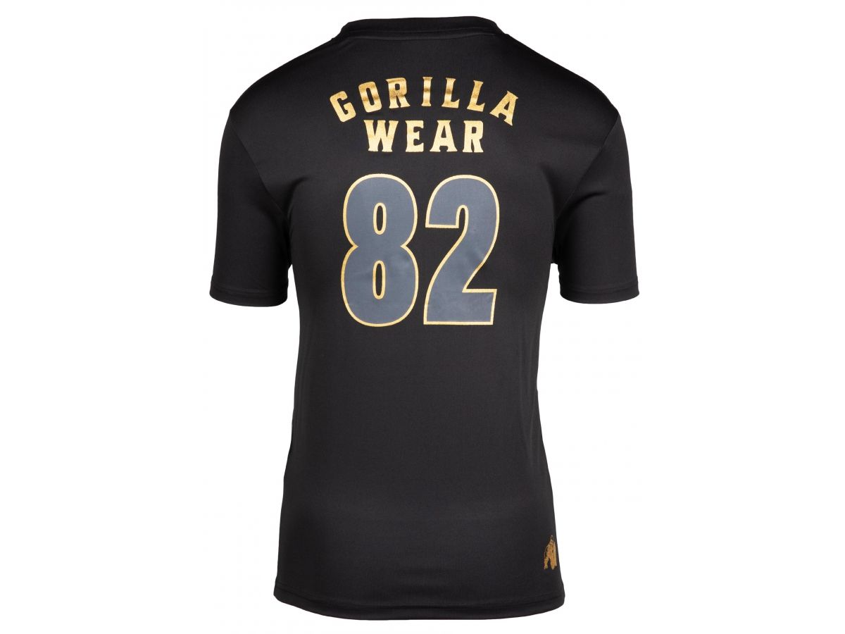 GORILLA WEAR - ORLANDO T-SHIRT - FÉRFI PÓLÓ - FEKETE GORILLA WEAR - ORLANDO T-SHIRT - FÉRFI PÓLÓ - FEKETE