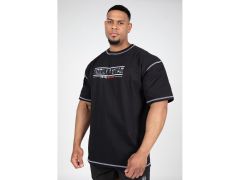GORILLA WEAR - SAGINAW OVERSIZED T-SHIRT - FÉRFI TÚLMÉRETEZETT PÓLÓ - FEKETE
