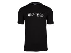 GORILLA WEAR- SWANTON T-SHIRT - FÉRFI PÓLÓ - FEKETE