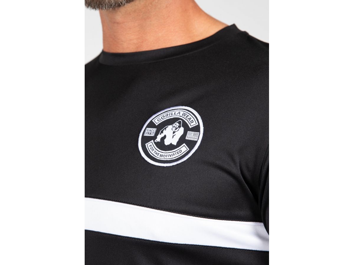 GORILLA WEAR - VERNON T-SHIRT - FÉRFI PÓLÓ - FEKETE GORILLA WEAR - VERNON T-SHIRT - FÉRFI PÓLÓ - FEKETE