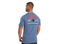 GORILLA WEAR - WARREN T-SHIRT - FÉRFI PÓLÓ - KÉK