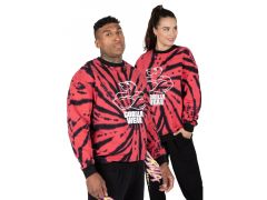 GORILLA WEAR - LEGACY OVERSIZED SWEATSHIRT - UNISEX TÚLMÉRETEZETT PULÓVER - PIROS/FEKETE