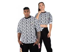 GORILLA WEAR - LEGACY OVERSIZED T-SHIRT - UNISEX TÚLMÉRETEZETT PÓLÓ - FEKETE/FEHÉR