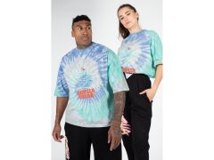 GORILLA WEAR - LEGACY OVERSIZED T-SHIRT - UNISEX TÚLMÉRETEZETT PÓLÓ - KÉK/ZÖLD