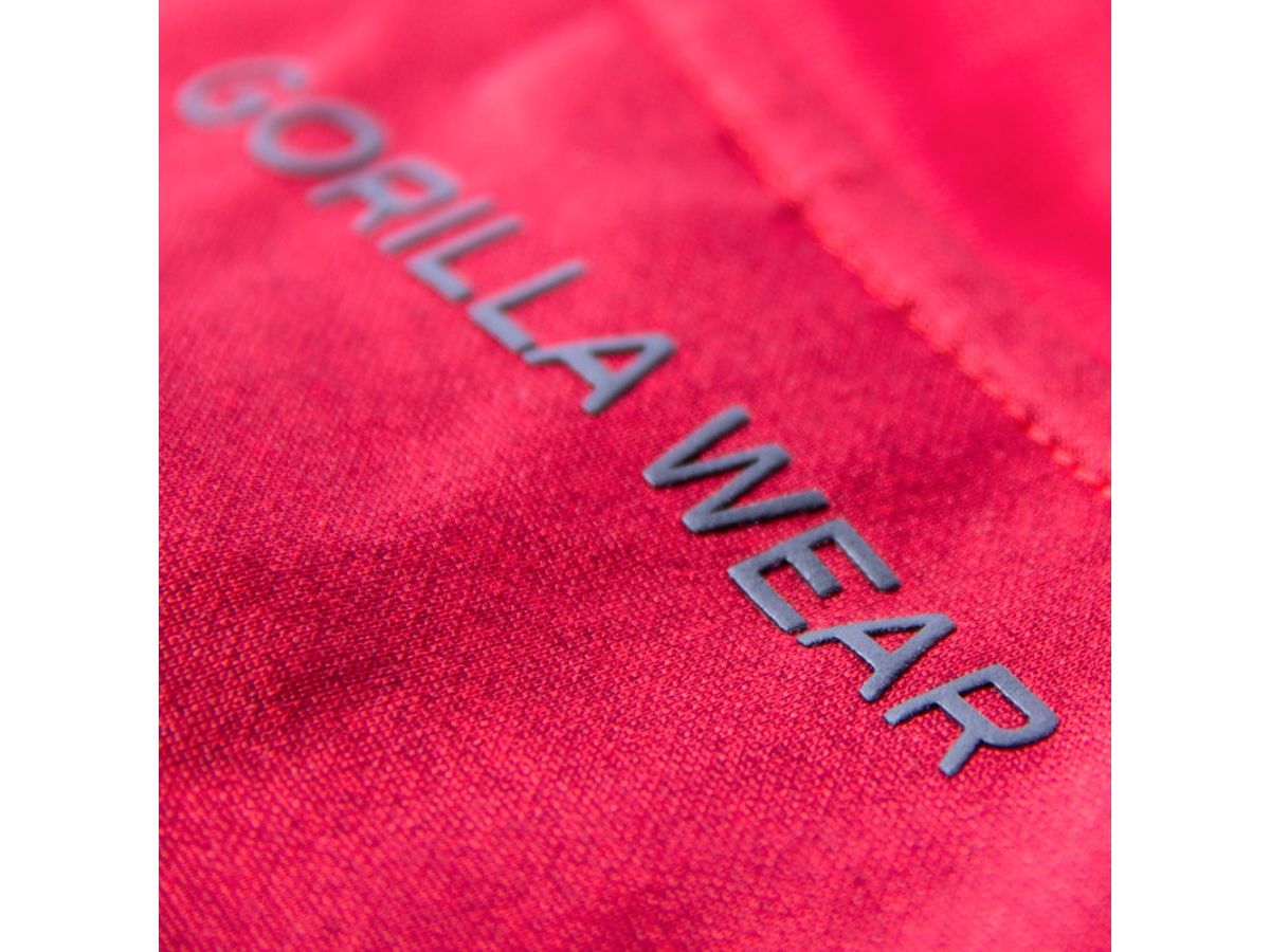 GORILLA WEAR - BALLINGER TRACK JACKET -FÉRFI CIPZÁRAS FELSŐ - PIROS