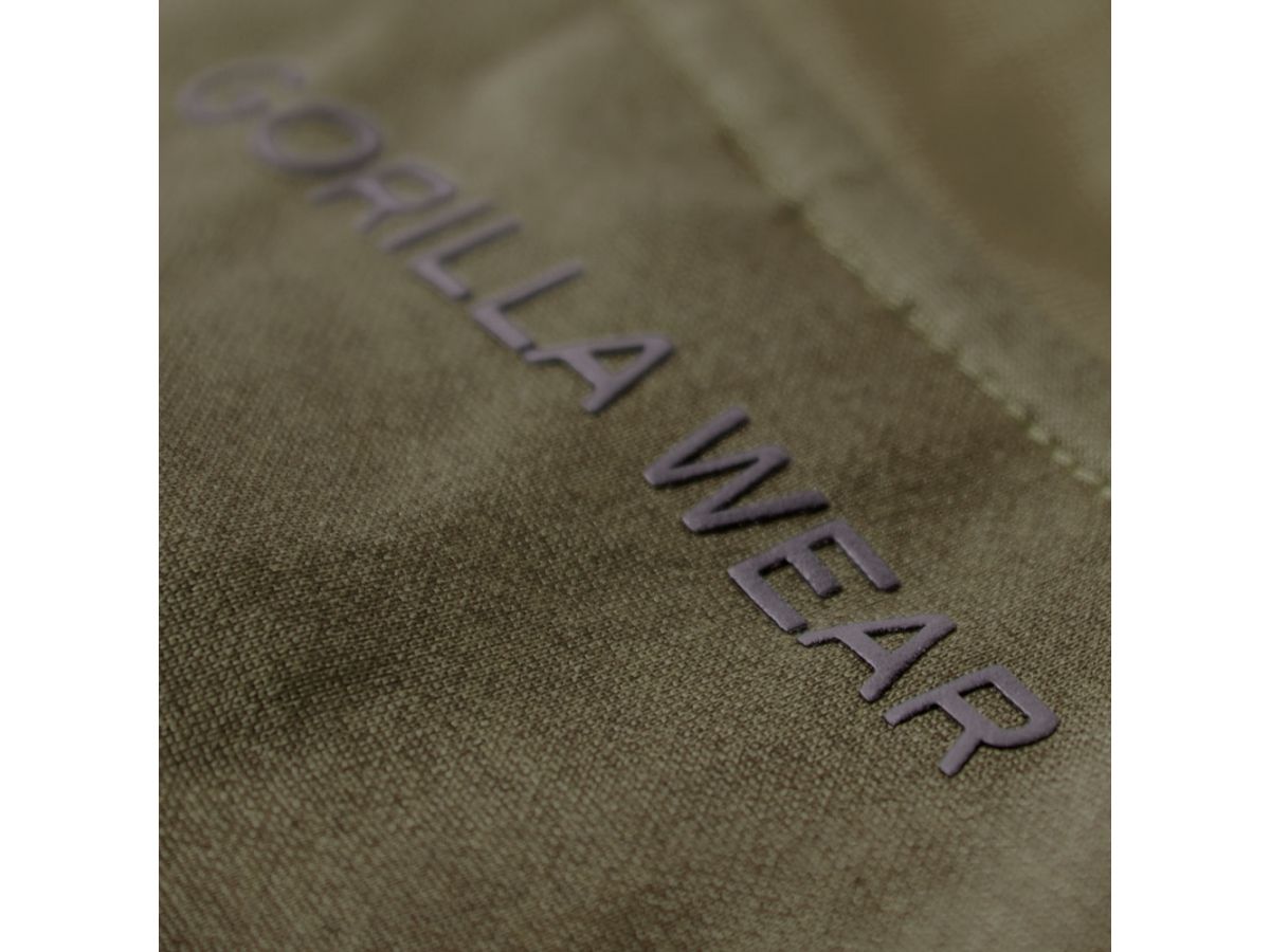 GORILLA WEAR - BALLINGER TRACK JACKET -FÉRFI CIPZÁRAS FELSŐ - KATONA ZÖLD