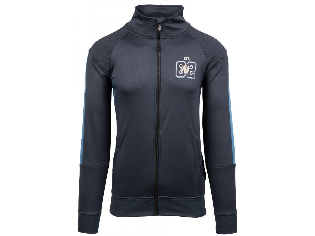 GORILLA WEAR - DEVON TRACK JACKET - FÉRFI CIPZÁRAS FELSŐ - SZÜRKE/KÉK GORILLA WEAR - DEVON TRACK JACKET - FÉRFI CIPZÁRAS FELSŐ - SZÜRKE/KÉK