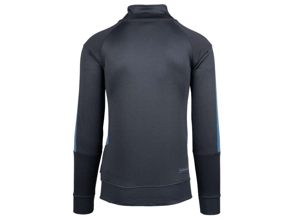 GORILLA WEAR - DEVON TRACK JACKET - FÉRFI CIPZÁRAS FELSŐ - SZÜRKE/KÉK GORILLA WEAR - DEVON TRACK JACKET - FÉRFI CIPZÁRAS FELSŐ - SZÜRKE/KÉK