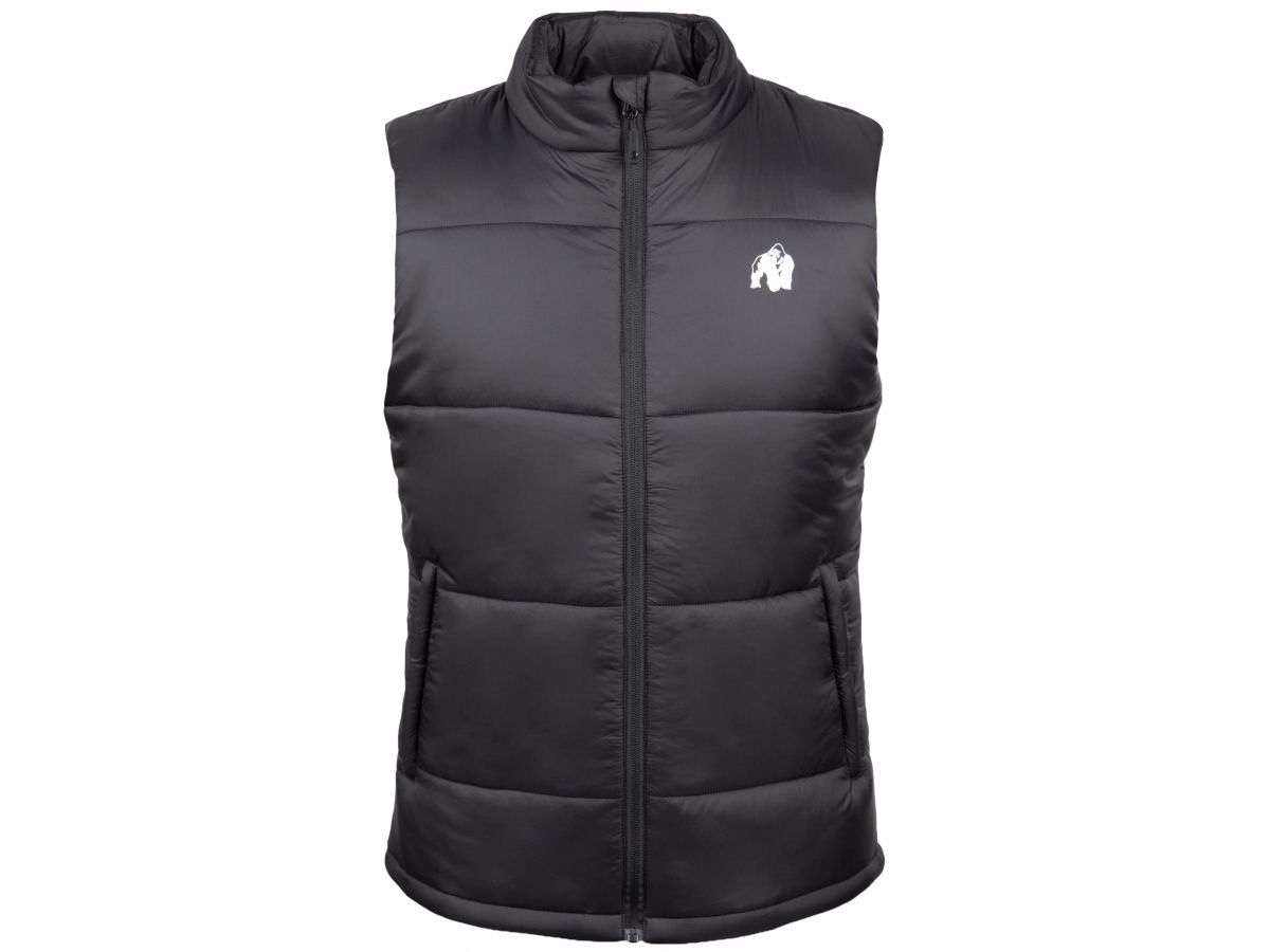 GORILLA WEAR - IRVINE VEST - FÉRFI PUFFI MELLÉNY - FEKETE GORILLA WEAR - IRVINE VEST - FÉRFI PUFFI MELLÉNY - FEKETE