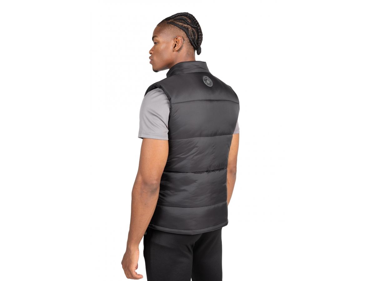 GORILLA WEAR - IRVINE VEST - FÉRFI PUFFI MELLÉNY - FEKETE GORILLA WEAR - IRVINE VEST - FÉRFI PUFFI MELLÉNY - FEKETE