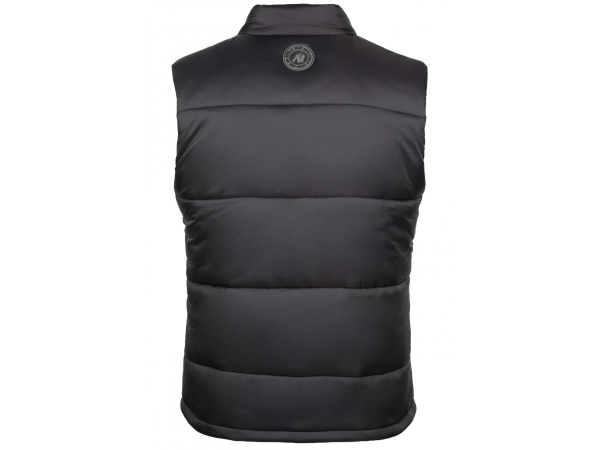 GORILLA WEAR - IRVINE VEST - FÉRFI PUFFI MELLÉNY - FEKETE GORILLA WEAR - IRVINE VEST - FÉRFI PUFFI MELLÉNY - FEKETE