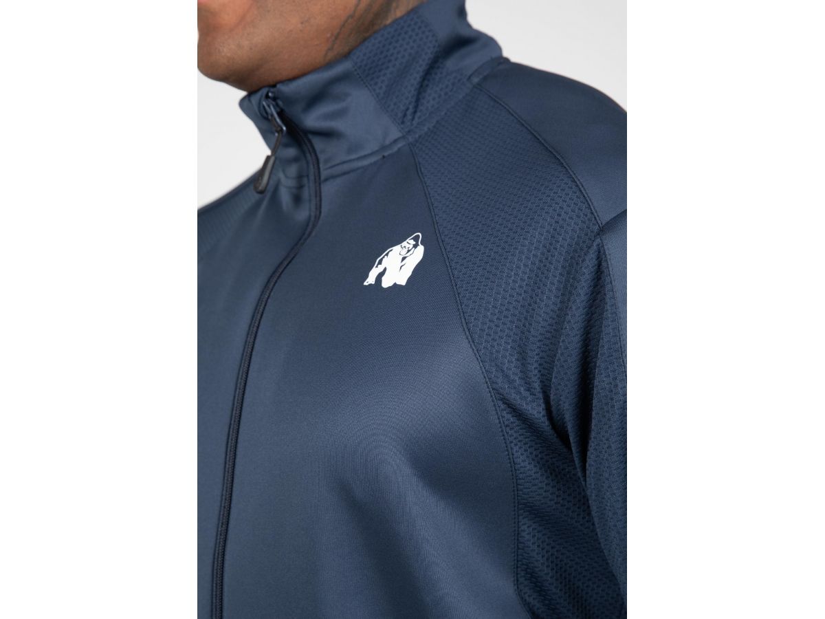 GORILLA WEAR - TENNESSE TRACK JACKET - FÉRFI CIPZÁRAS FELSŐ - KÉK