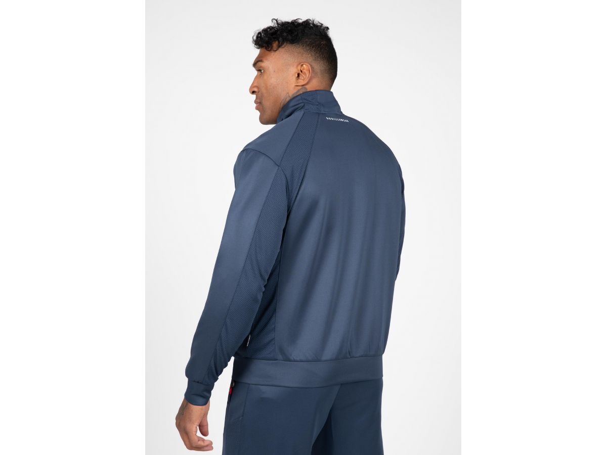 GORILLA WEAR - TENNESSE TRACK JACKET - FÉRFI CIPZÁRAS FELSŐ - KÉK