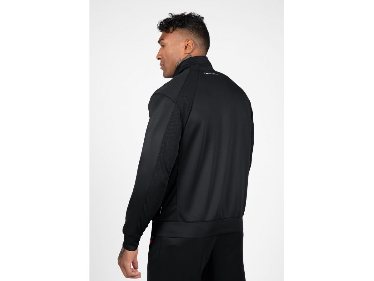GORILLA WEAR - TENNESSE TRACK JACKET - FÉRFI CIPZÁRAS FELSŐ - FEKETE