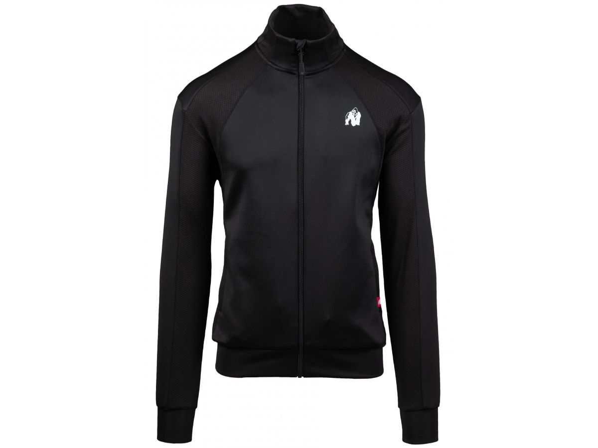 GORILLA WEAR - TENNESSE TRACK JACKET - FÉRFI CIPZÁRAS FELSŐ - FEKETE