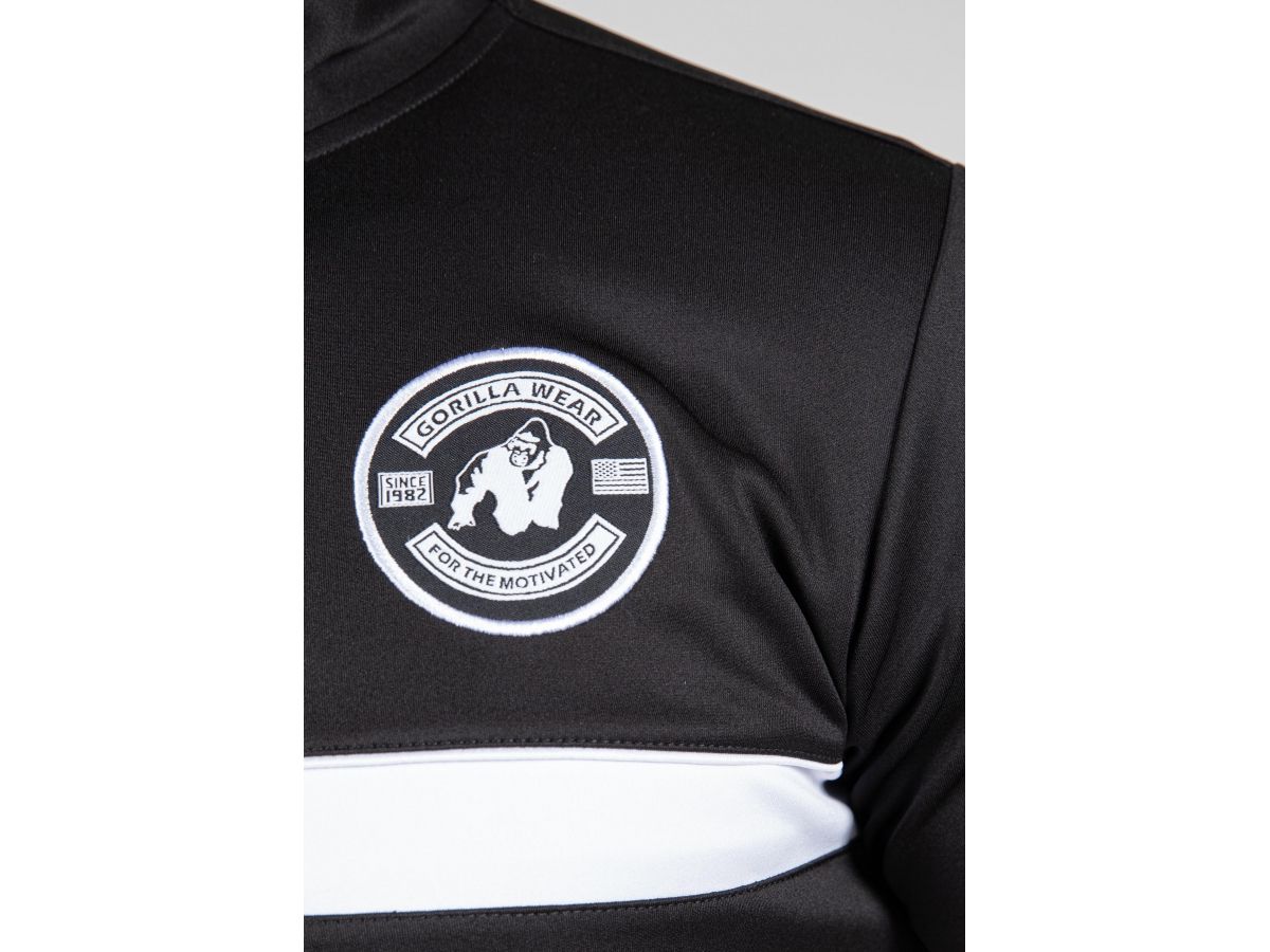 GORILLA WEAR - VERNON TRACK JACKET - FÉRFI CIPZÁRAS FELSŐ - FEKETE