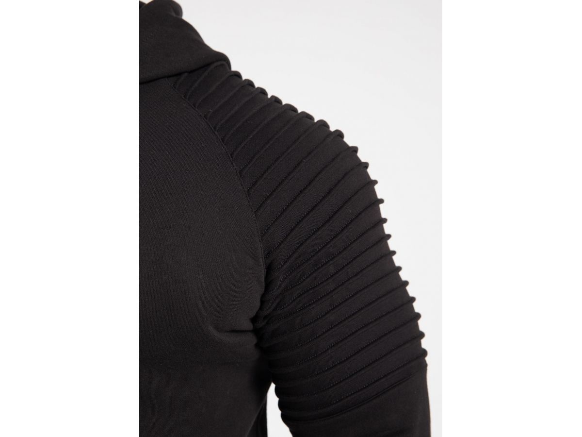 GORILLA WEAR - GEORGIA ZIPPED HOODIE - FÉRFI ZIPZÁRAS PULÓVER - FEKETE GORILLA WEAR - GEORGIA ZIPPED HOODIE - FÉRFI ZIPZÁRAS PULÓVER - FEKETE