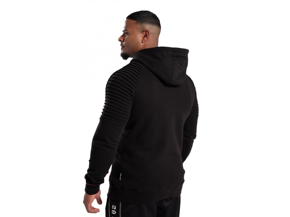 GORILLA WEAR - GEORGIA ZIPPED HOODIE - FÉRFI ZIPZÁRAS PULÓVER - FEKETE GORILLA WEAR - GEORGIA ZIPPED HOODIE - FÉRFI ZIPZÁRAS PULÓVER - FEKETE